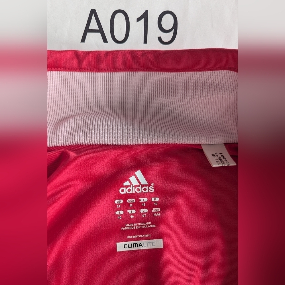 Adidas Climalite Full Zip Jacket Hot Pink Woman's  Size M - Picture 15 of 15